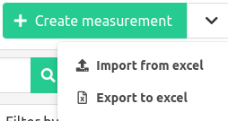 Importing measurements in bulk