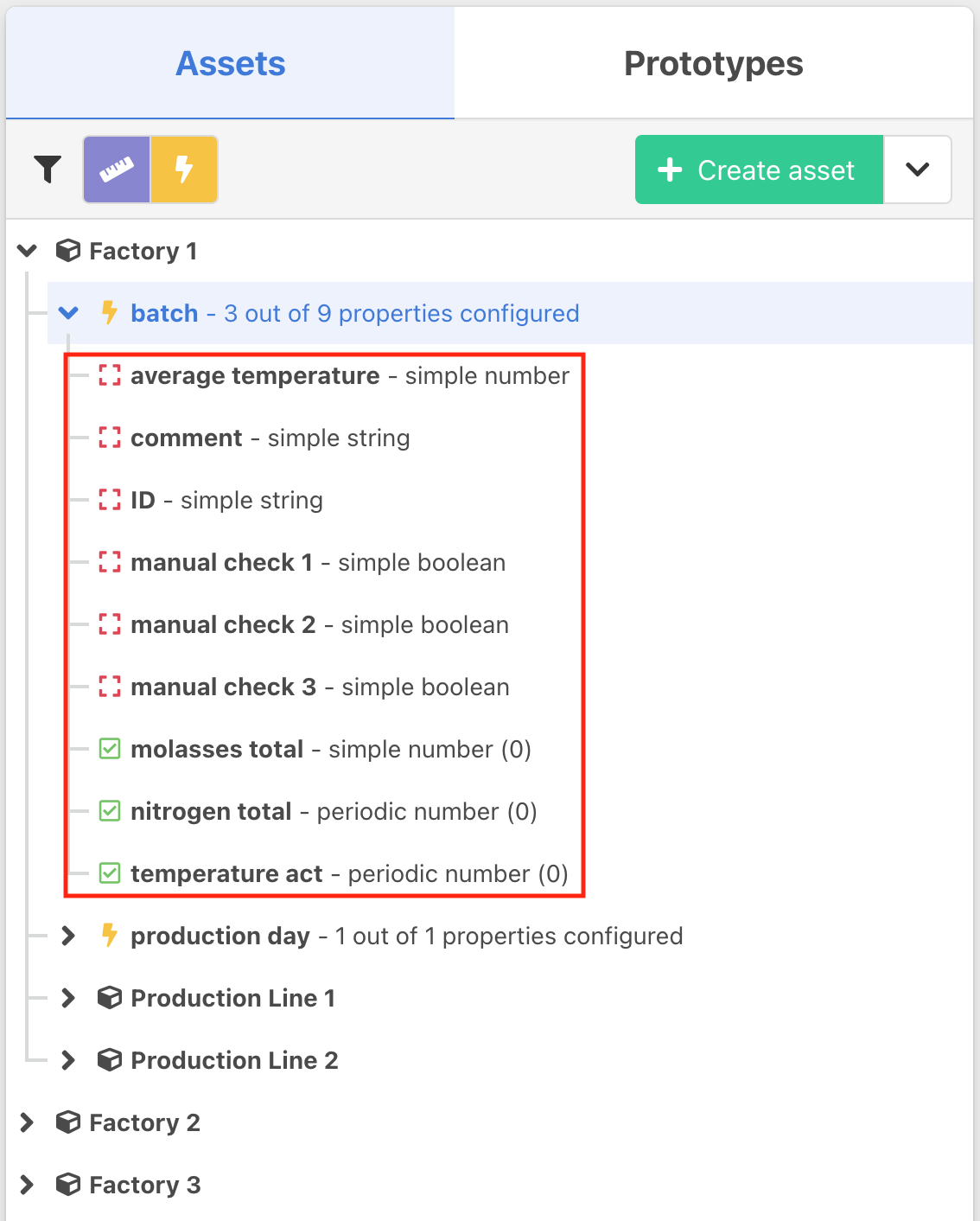 Configure event property